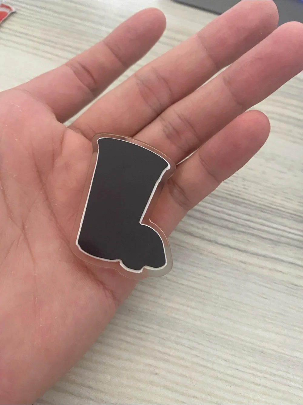 Mango Drink Vinyl Sticker with Green Lid
